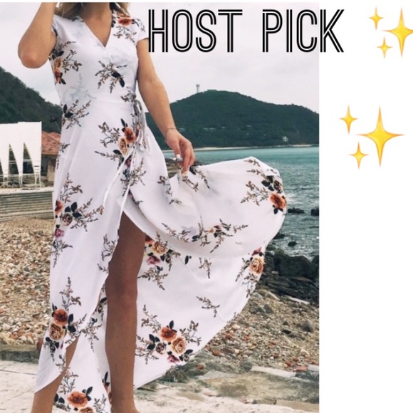 🌻🌻🌻🌻Summer love dress Floral Wrap dress - Picture 5 of 8